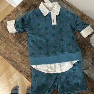 Never worn Janie & Jack short set.Size 3